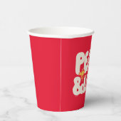 pinda's | Peace & Love Woodstock Papieren Bekers (Rechts)