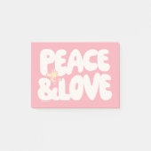pinda's | Peace & Love Woodstock Post-it® Notes (Voorkant)