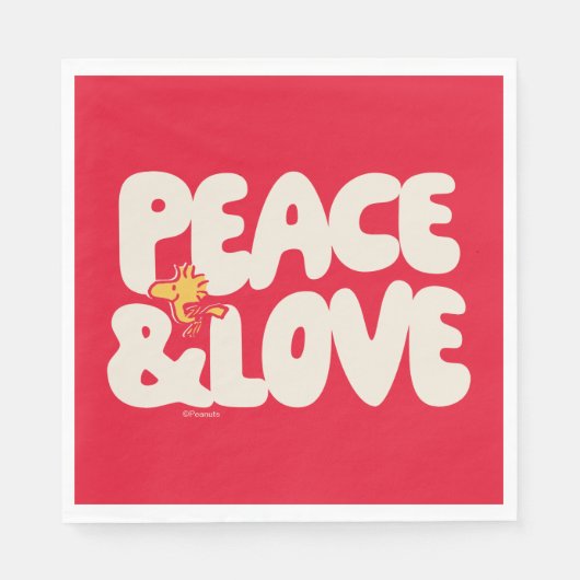 pinda's | Peace & Love Woodstock Servet (Voorkant)