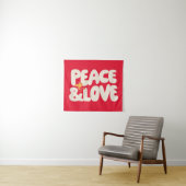 pinda's | Peace & Love Woodstock Wandkleed (In Situ (horizontaal))