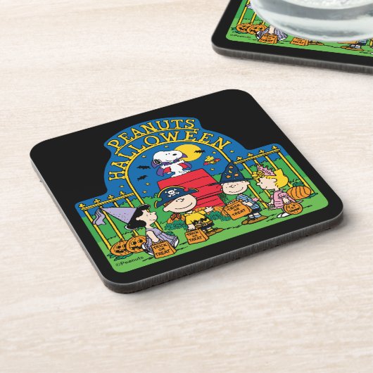 pinda's | Peanuts Halloween Bier Onderzetter (Linkerzijde)