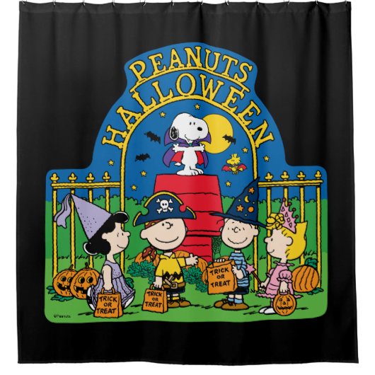 pinda's | Peanuts Halloween Douchegordijn (Voorkant)