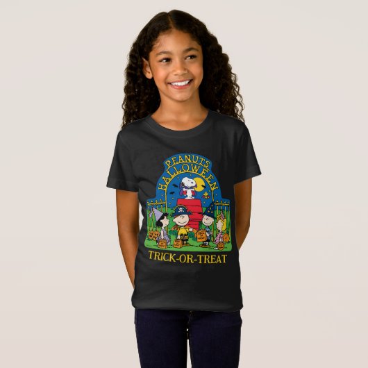 pinda's | Peanuts Halloween T-shirt (Voorkant volledig)
