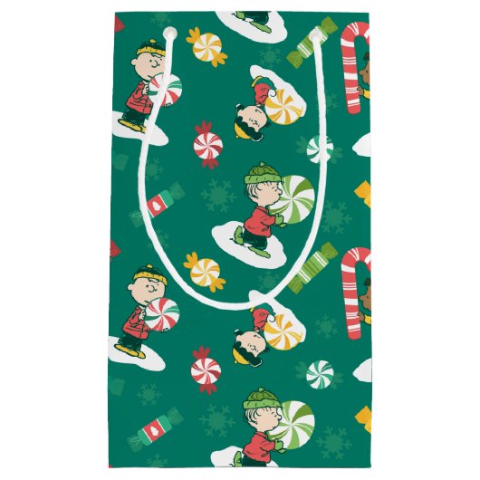 Pinda's Pepermunt Dromen Vakantiepatroon Klein Cadeauzakje (Voorkant)