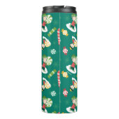 Pinda's Pepermunt Dromen Vakantiepatroon Thermosbeker (Achterkant)