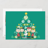 Pinda's | Pepermunt Kerstboom Feestdagenkaart (Voorkant / Achterkant)