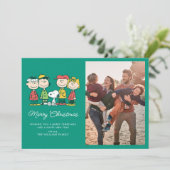 Pinda's | Pepermunt Kerstboom Feestdagenkaart (Staand voorkant)