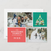 pinda's | Pepermunt kerstboom Feestdagenkaart (Voorkant / Achterkant)