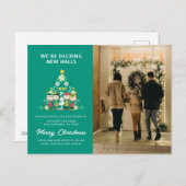 pinda's | Pepermunt kerstboom Feestdagenkaart (Voorkant / Achterkant)