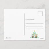 Pinda's | Pepermunt Kerstboom Feestdagenkaart (Achterkant)