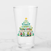 pinda's | Pepermunt kerstboom Glas (Voorkant)