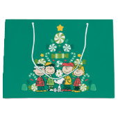 pinda's | Pepermunt kerstboom Groot Cadeauzakje (Voorkant)