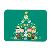 pinda's | Pepermunt kerstboom Magneet (Horizontaal)