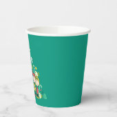 pinda's | Pepermunt kerstboom Papieren Bekers (Links)