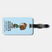 pinda's | Peppermint Patty Bagagelabel (Achterkant horizontaal)