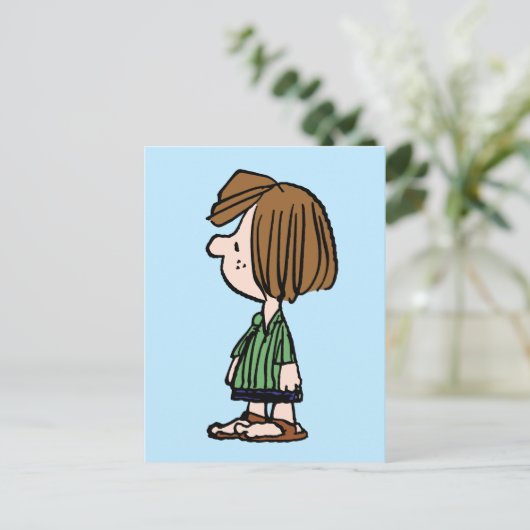 pinda's | Peppermint Patty Briefkaart (Staand voorkant)