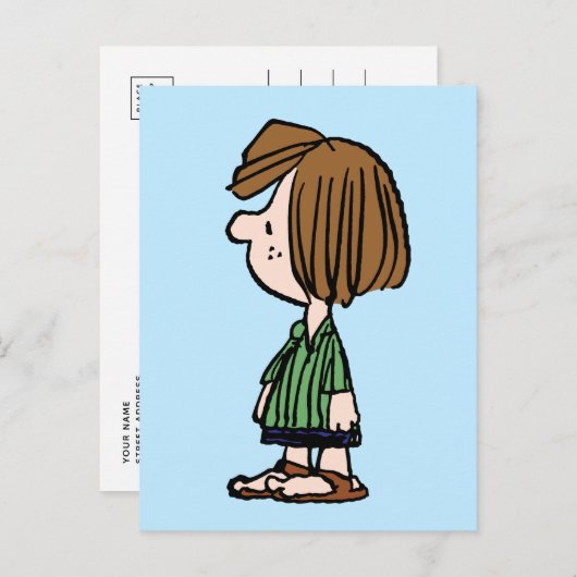 pinda's | Peppermint Patty Briefkaart (Voorkant / Achterkant)