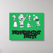 pinda's | Peppermint Patty Canvas Afdruk (Voorkant)