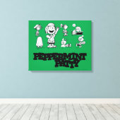 pinda's | Peppermint Patty Canvas Afdruk (Insitu (Houten vloer))