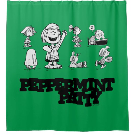 pinda's | Peppermint Patty Douchegordijn (Voorkant)