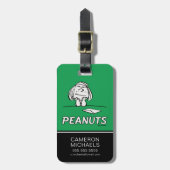 pinda's | Peppermint Patty Gedachten Bagagelabel (Voorkant verticaal)