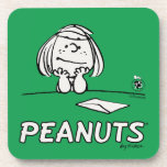 pinda's | Peppermint Patty Gedachten Bier Onderzetter<br><div class="desc">Bekijk dit leuke Peanuts-ontwerp met Peppermint Patty.</div>