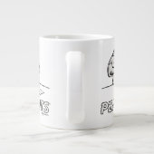 pinda's | Peppermint Patty Gedachten Grote Koffiekop (Achterkant)