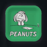 pinda's | Peppermint Patty Gedachten Papieren Bordje<br><div class="desc">Bekijk dit leuke Peanuts-ontwerp met Peppermint Patty.</div>