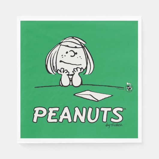 pinda's | Peppermint Patty Gedachten Servet (Voorkant)