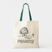pinda's | Peppermint Patty Gedachten Tote Bag (Achterkant)