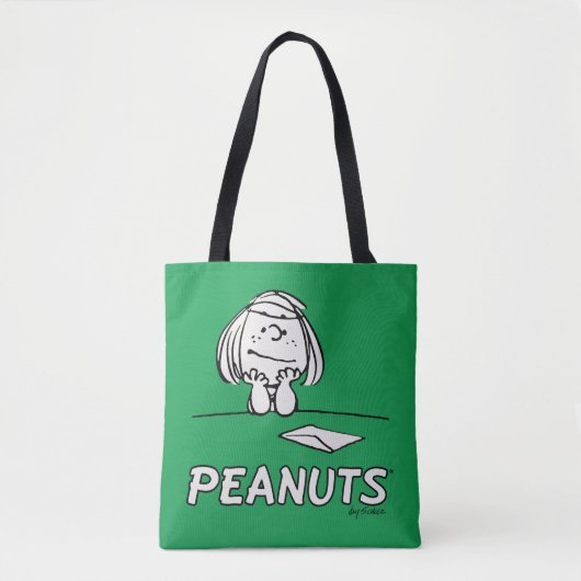 pinda's | Peppermint Patty Gedachten Tote Bag (Voorkant)