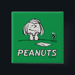 pinda's | Peppermint Patty Gedachten Vierkante Button 5,1 Cm<br><div class="desc">Bekijk dit leuke Peanuts-ontwerp met Peppermint Patty.</div>