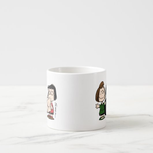 pinda's | Peppermint Patty & Marcie Espresso Kop (Voorkant)