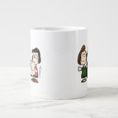 pinda's | Peppermint Patty & Marcie Grote Koffiekop (Voorkant)