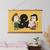 pinda's | Peppermint Patty & Marcie Hangend Wandkleed (Slaapkamer)