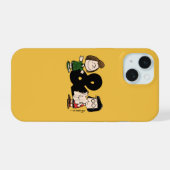 pinda's | Peppermint Patty & Marcie iPhone 15 Case (Achterkant horizontaal)