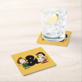 pinda's | Peppermint Patty & Marcie Kartonnen Onderzetters (Insitu)