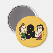 pinda's | Peppermint Patty & Marcie Magneet (Voorkant / Achterkant)