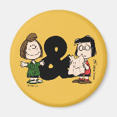 pinda's | Peppermint Patty & Marcie Magneet (Voorkant)