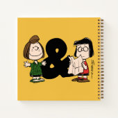 pinda's | Peppermint Patty & Marcie Notitieboek (Achterkant)