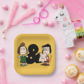 pinda's | Peppermint Patty & Marcie Papieren Bordje (Feest)