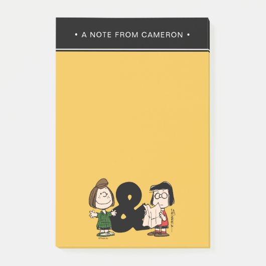 pinda's | Peppermint Patty & Marcie Post-it® Notes (Voorkant)