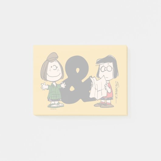 pinda's | Peppermint Patty & Marcie Post-it® Notes (Voorkant)