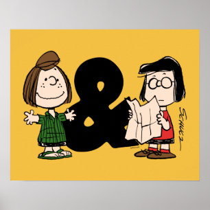 pinda's   Peppermint Patty & Marcie Poster