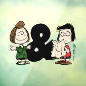 pinda's | Peppermint Patty & Marcie Raamsticker (Vel 3)