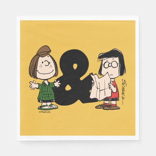 pinda's | Peppermint Patty & Marcie Servet (Voorkant)