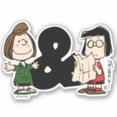 pinda's | Peppermint Patty & Marcie Sticker (Voorkant)