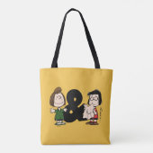 pinda's | Peppermint Patty & Marcie Tote Bag (Achterkant)