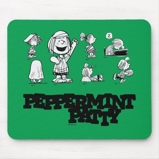 pinda's | Peppermint Patty Muismat (Voorkant)