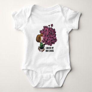 pinda's Peppermint Patty Pink Bouquet Romper